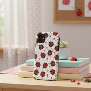 Case-Mate iPhone Case Sympa Coeurs Ladybug Lovebug Illustration manuscri