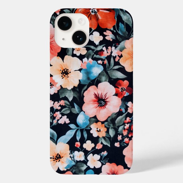 Coques Case-Mate iPhone Symphonie du jardin de minuit Imprimer | Art flora (Verso)