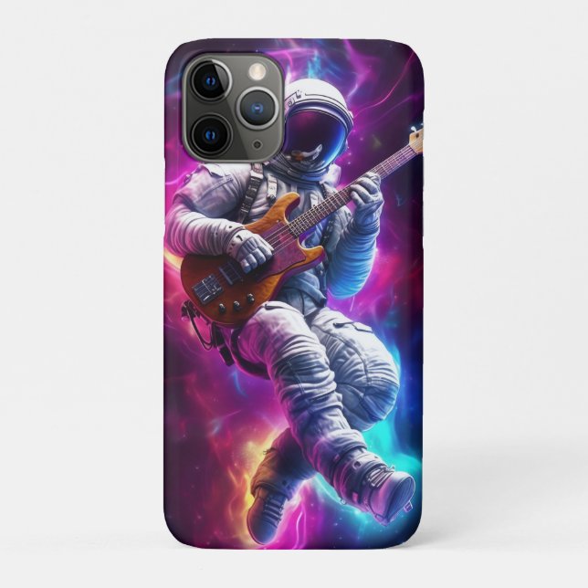 Coques Case-Mate iPhone Symphonie du vide | Astronaute de Neon Cyberpunk (Dos)