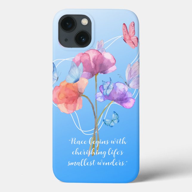 Coques Case-Mate iPhone Symphonie florale (Verso)