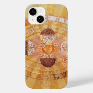Coque Case-Mate iPhone Système solaire copernicien antique, Astronomie Vi
