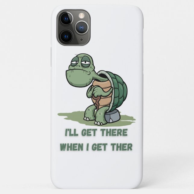 Coques Case-Mate iPhone T-shirt de tortue de dessin animé (Dos)