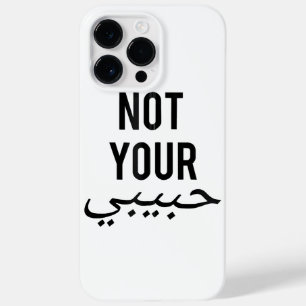 Coque Case-Mate iPhone T-shirt Feminism Femme Manifestation Pas Ton Habib