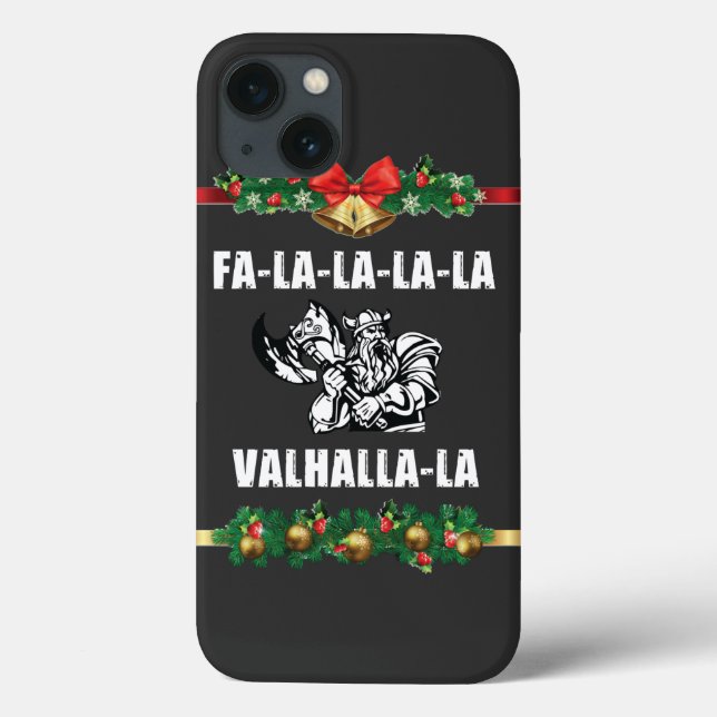 Coques Case-Mate iPhone T-shirt Valhalla Christmas (Verso)