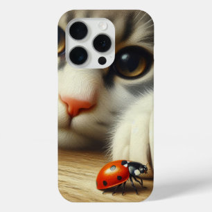 Coque Case-Mate iPhone Tabby Chat Avec Ladybug