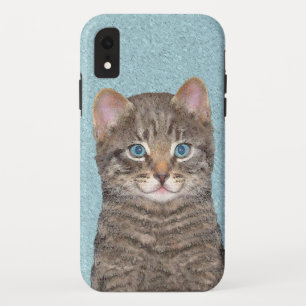 Case-Mate iPhone Case Tabby Gris Peinture Chat - Cute Original Art Chat
