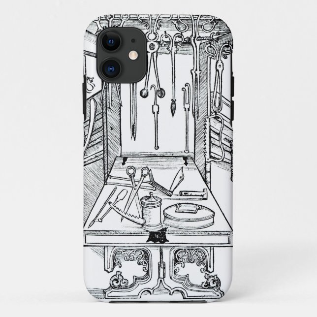 Coques Case-Mate iPhone Table d'opération et instruments chirurgicaux, du (Dos)
