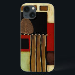 Etui iPhone Case-Mate Tableau à panneaux multicolores avec feuille Brown<br><div class="desc">Ce tableau multicolore de Jennifer Goldberger présente une feuille brune simple. La palette de couleurs automnale correspond bien à la feuille simple. Si vous aimez l'automne,  le feuille,  ou juste un grand art,  c'est l'impression pour vous. Commandez dès aujourd'hui !</div>