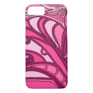 Etui iPhone Case-Mate Tableau Abstrait à panneau rose