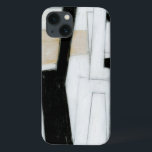 iPhone 13 Coque Tableau noir et blanc Abstrait<br><div class="desc">Norman Wyatt a créé cette subtile peinture abstraite en noir et blanc. Le blanc de la pièce fait ressortir le noir plus que normal,  et les lignes épaisses donnent à l'oeuvre une sensation trépidante. Achetez-en un maintenant !</div>