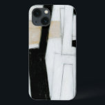 iPhone 13 Coque Tableau noir et blanc Abstrait<br><div class="desc">Norman Wyatt a créé cette subtile peinture abstraite en noir et blanc. Le blanc de la pièce fait ressortir le noir plus que normal, et les lignes épaisses donnent à l'oeuvre une sensation trépidante. Achetez-en un maintenant !</div>