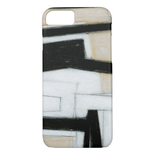 Coque Case-Mate iPhone Tableau noir et blanc Abstrait