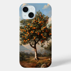 Coque Case-Mate iPhone Tableau Paysage vintage Orange Tree