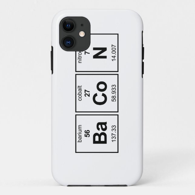 Coques Case-Mate iPhone Tableau périodique BaCoN (Dos)