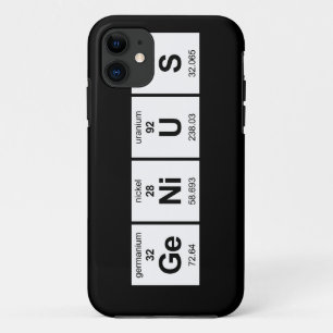 Coque iPhone 11 Tableau périodique de génie