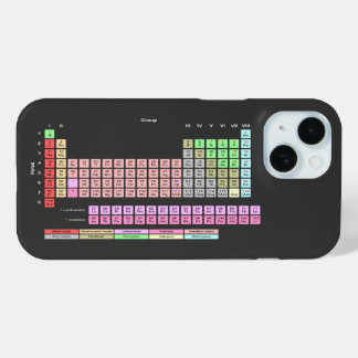 Coque Case-Mate iPhone Tableau périodique des éléments