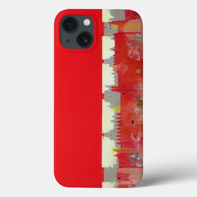 Coques Case-Mate iPhone Tableau rouge (Verso)