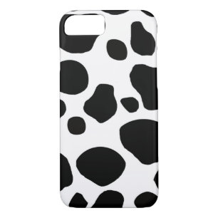 Coque iPhone 7 Taches blanches noires de vache