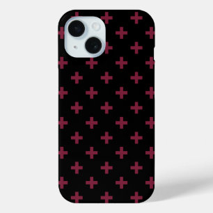 Coque Case-Mate iPhone Taches de polka mûre sur fond noir