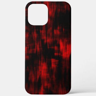 Case-Mate iPhone Case Taches grattées en rouge vif et en noir