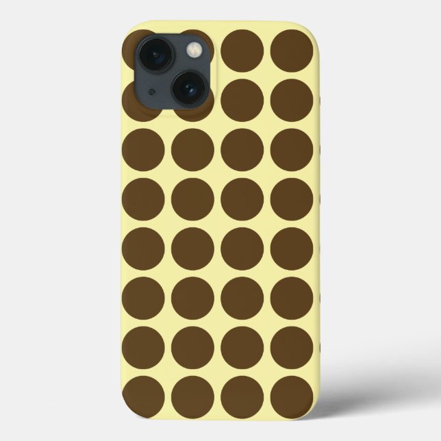 Coques Case-Mate iPhone Taches neutres de crème de pécan (Verso)
