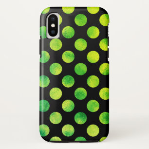 Case-Mate iPhone Case Taches vertes à pois fade