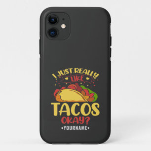 Case-Mate iPhone Case Taco Funny Dit Que J'Aime Vraiment Les Tacos