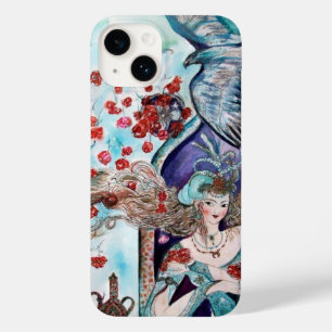 COQUE POUR iPhone 14 TALE DE FOI ORIENTAL / PRINCESS, ROSES ROUGES ET H