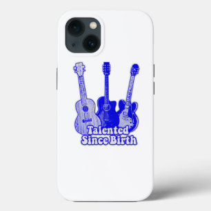 Case-Mate iPhone Case Talentueux depuis la naissance. Guitares bleues vi
