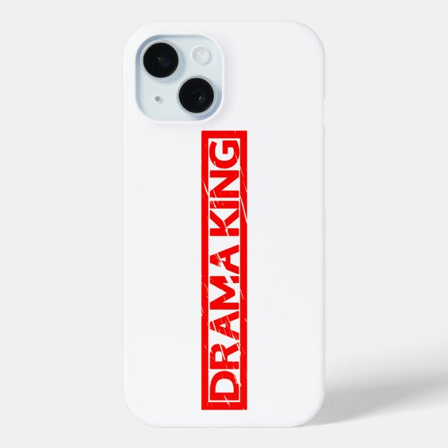 Coques Case-Mate iPhone Tampon Drama King (Verso)