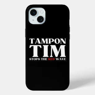 Coque Case-Mate iPhone Tampon Tim Arrêtera Le Red Wave-Tim Walz 2024
