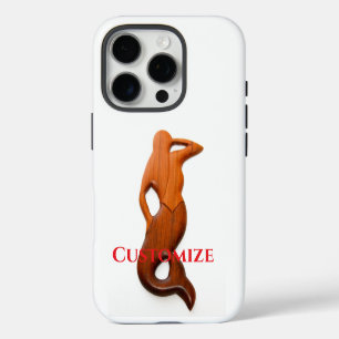 Coque iPhone 16 Pro tan lookout mermaid