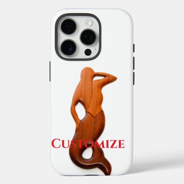 Coques Case-Mate iPhone tan lookout mermaid (Verso)