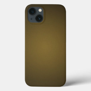 Etui iPhone 13 Tan tendance et noir Grainy Vignette