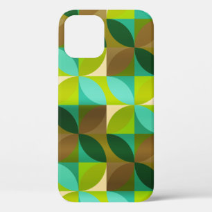 Case-Mate iPhone Case Tan vert et feuille Brown Motif moderne