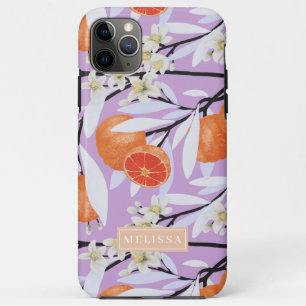 Case-Mate iPhone Case Tangerine Agrumes Branches florissantes Floral Ora