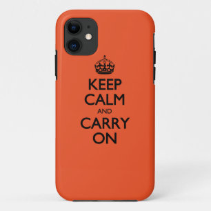 Etui iPhone Case-Mate Tangerine Tango Restez Calme Et Continuez