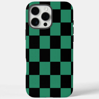 Coque iPhone 16 Pro Max Tanjiro kimono motif, assassin démon