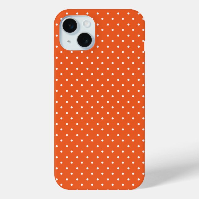 Coques Case-Mate iPhone Tapis de protection à motif de points jaunes mouta (Verso)