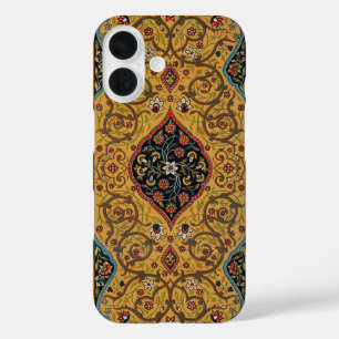 Coque Pour iPhone 16 Tapis Élegant Tapisserie Perse Antique Riche