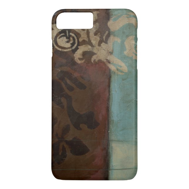 Coques Case-Mate iPhone Tapisserie Abstraite Damask par Jennifer Goldberge (Dos)
