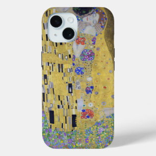 Coque Case-Mate iPhone Tapisserie de l'amour : un baiser en or de Klimt