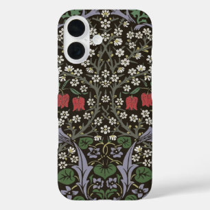 Coques iPhone 16 Tapisserie florale de ronce de William Morris