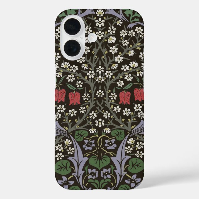 Coques Case-Mate iPhone Tapisserie florale de ronce de William Morris (Verso)