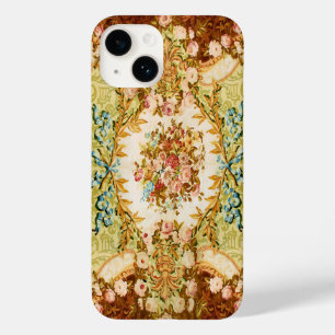 Coque Case-Mate iPhone Tapisserie française florale rose baroque victorie