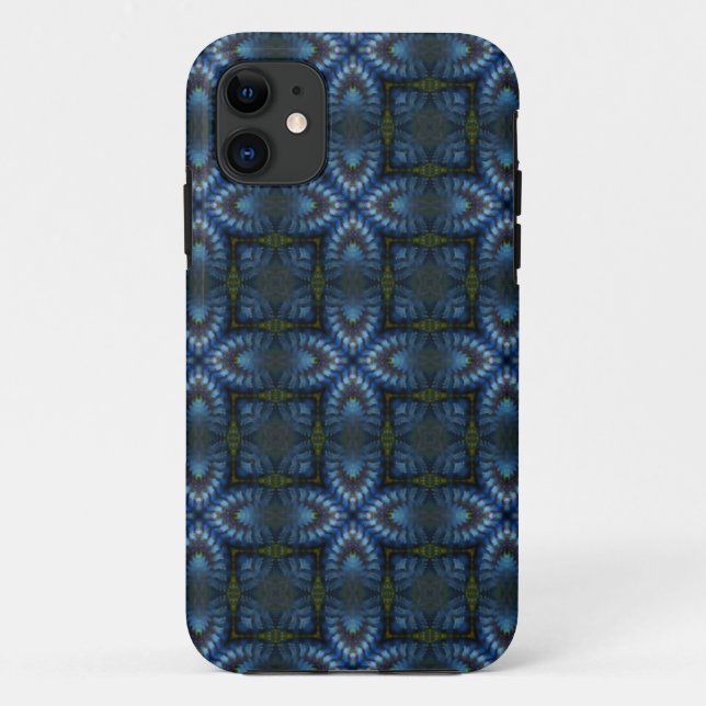 Coques Case-Mate iPhone Tapisserie médiévale bleue Motif Cool iPhone 5 Coq (Dos)