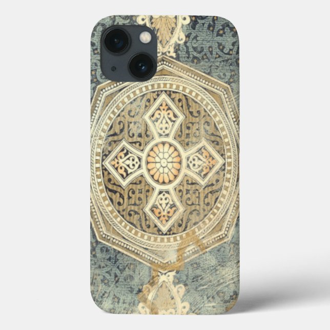 Coques Case-Mate iPhone Tapisserie ornementale avec le dessin géométrique (Verso)