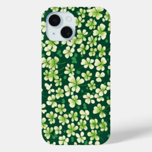 Coque Case-Mate iPhone Tapisserie Shamrock Emeraude : Vert foncé