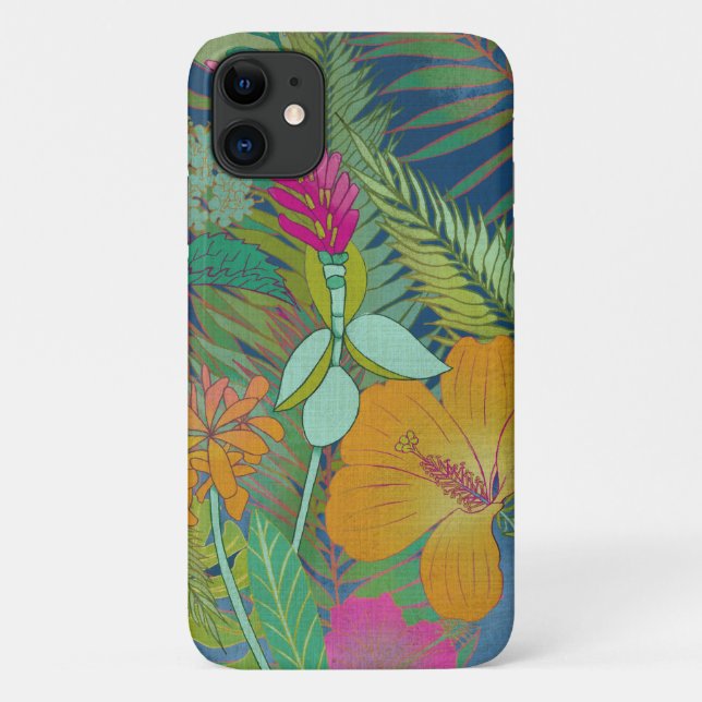 Coques Case-Mate iPhone Tapisserie tropicale II (Dos)