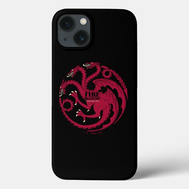 Coques Case-Mate iPhone Targaryen Sigil - Feu et Sang (Verso)